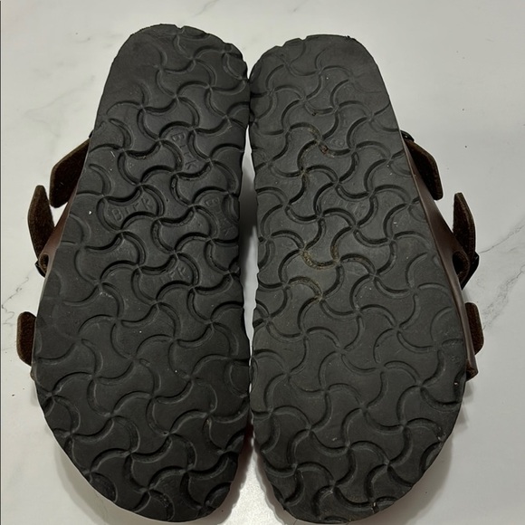 Birkenstock Brown Leather Sandals - Picture 6 of 6
